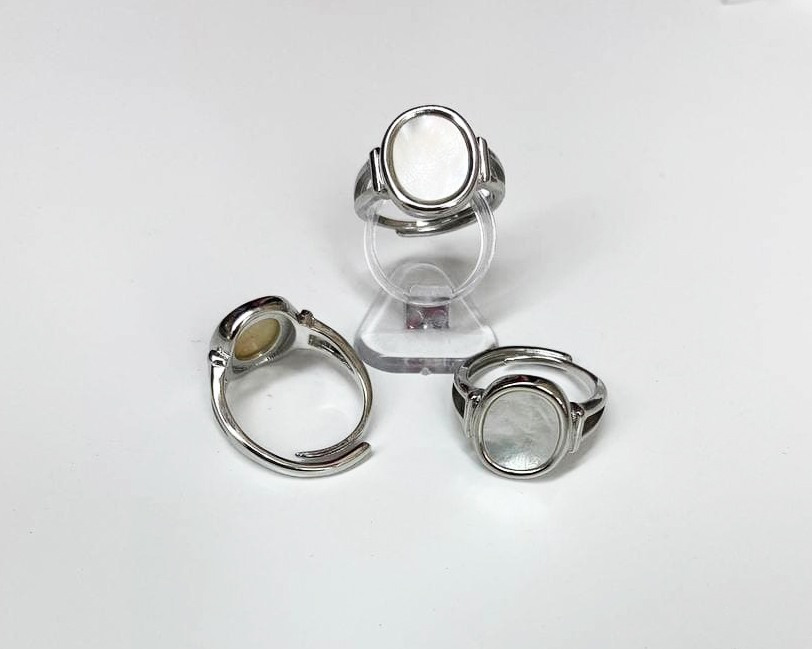 Кольцо безразмерное, цвет серебро
