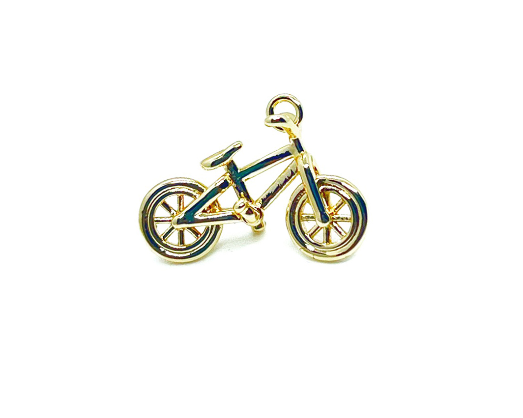 Подвеска Велосипед цвет золото размер 20*15мм