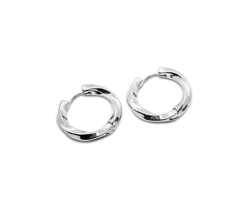 Швензы-серьги винтажное кольцо  цвет серебро 19*22мм