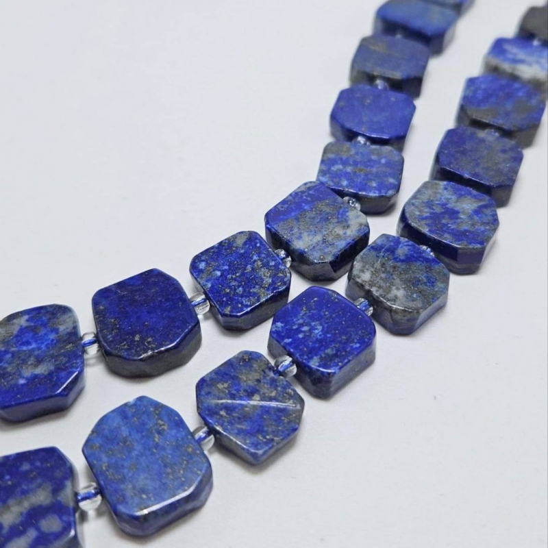 Бусины Лазурит размер 11*10мм натуральный камень